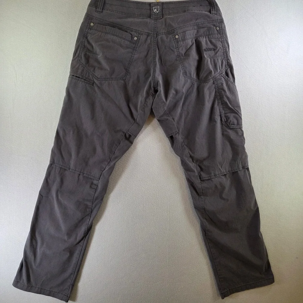 Kuhl Konfidant Air Klassic Fit 34x32 Gray Vented Hiking Work Pants Breathable